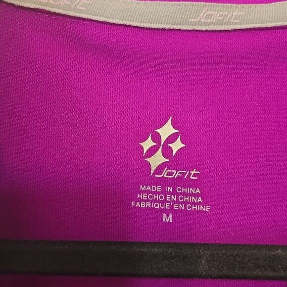 Jofit women's golf/tennis/pickleball sleeveless purple/black top size m - Picture 2 of 7